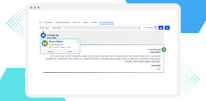 Hover the mouse over the author's avatar to see detailed information and even access their profile.