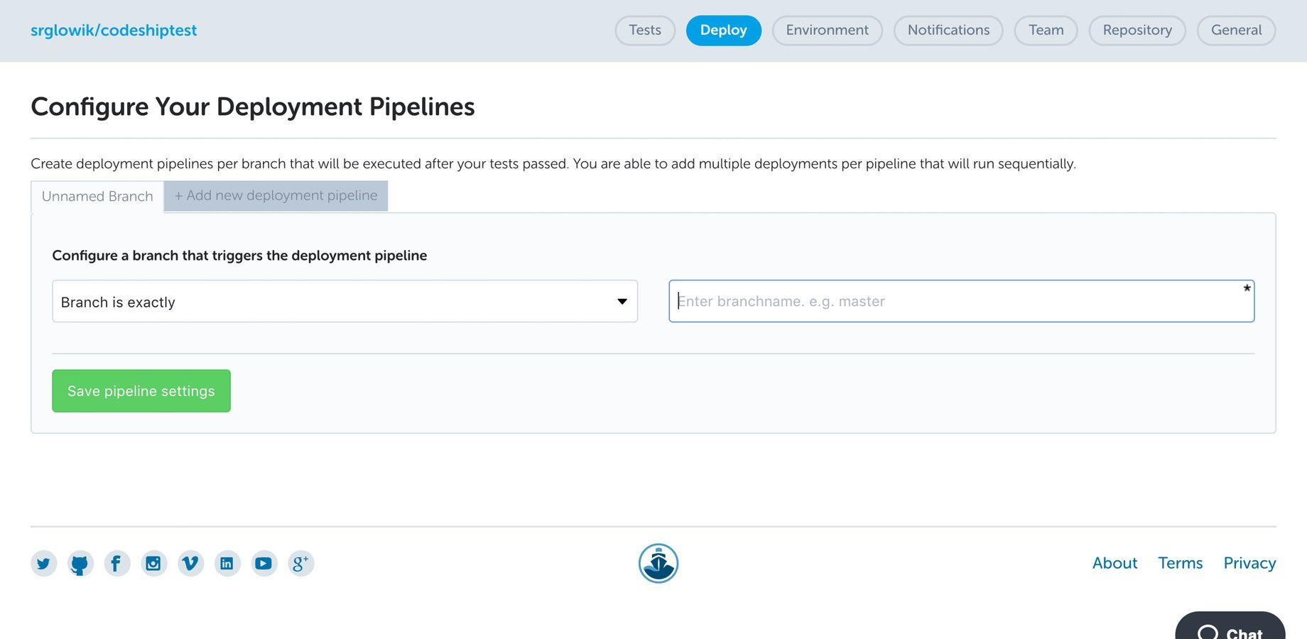 Step 3: Configure your deployment pipeline