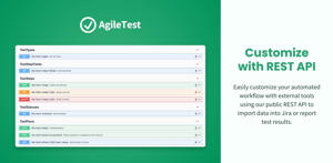 Customize automated workflow with external tools using our public REST API