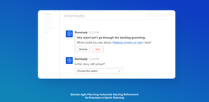Make time tracking effortless & accurate with Standuply's unique survey-based approach. Team members submit time updates inside Slack or MS Teams. Consistent time logging without the need for a new tool.
