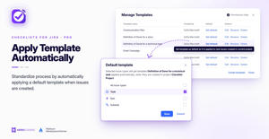 Set a default template for any issue type in the project to have checklists automatically added when the Jira issue is created.