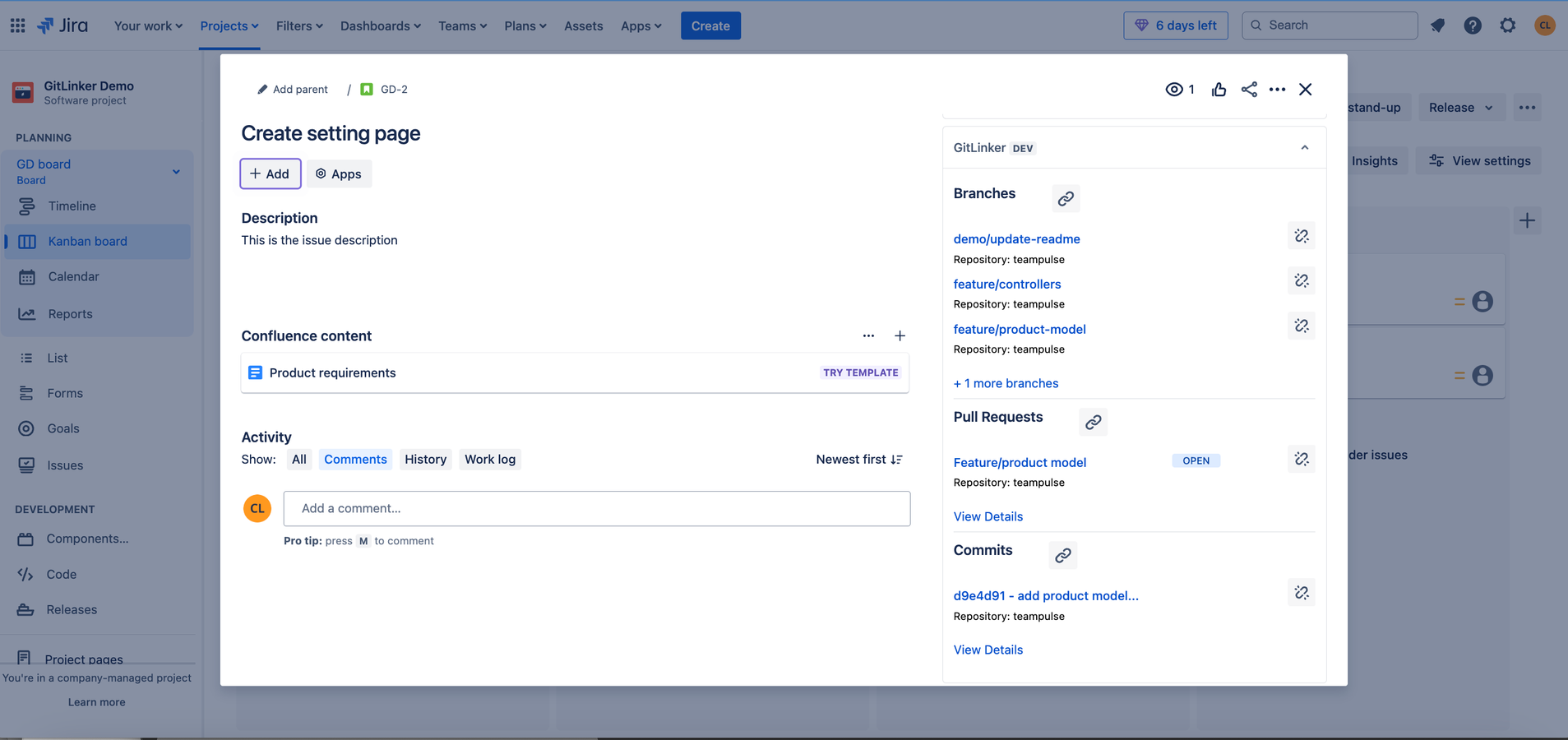 Link branches, commits & PRs to Jira easily!