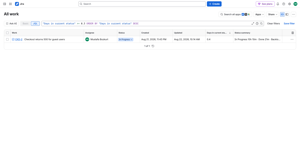 A JQL search filtering and sorting on the field Statusdesk keeps in sync.