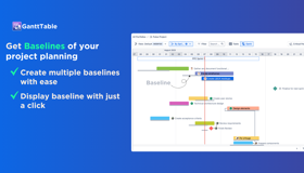 Get the baseline of your project planning