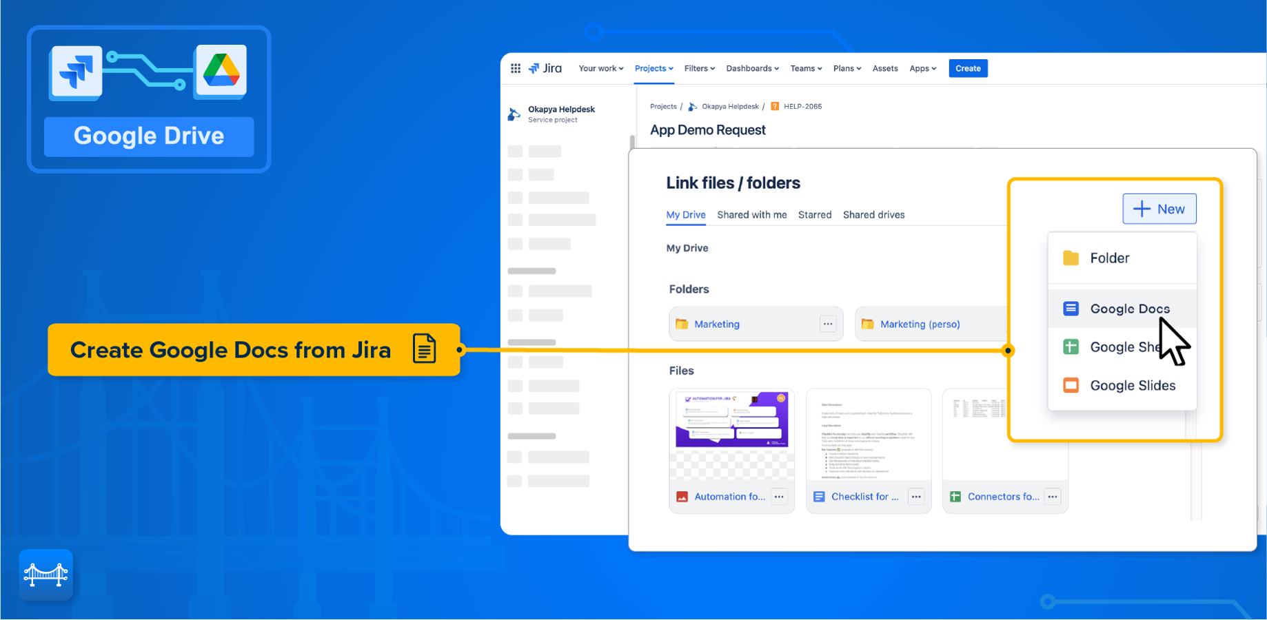 Save Time by Creating and Linking Files from Jira