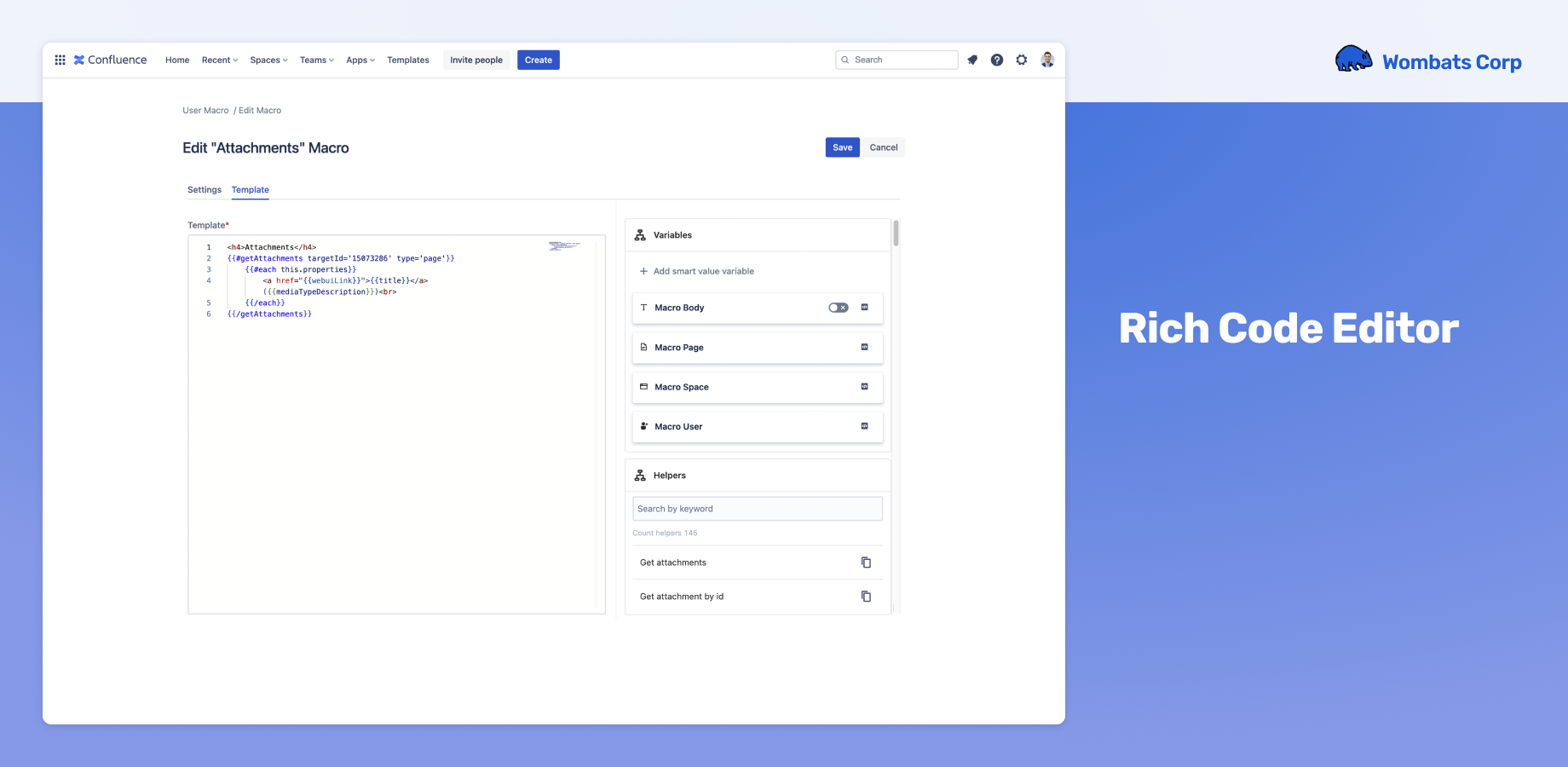 Rich Code Editor