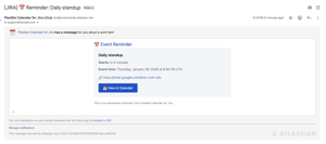 Event reminder notification