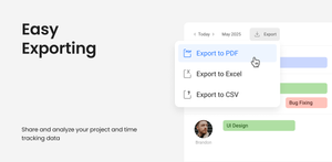 Export data to Excel and CSV