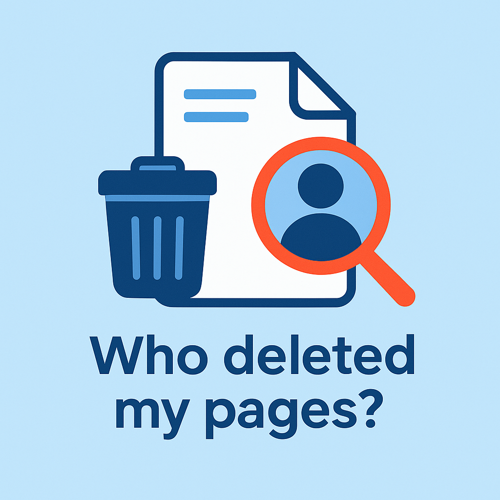 Who Deleted My Page(s)?