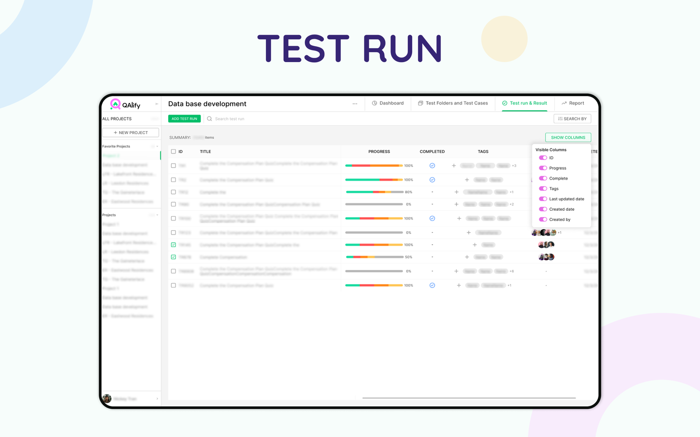 Execute QA process seamlessly