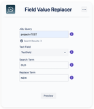 1. Use the JQL Query search to find your project. The number of results will be displayed below the input field once the input is out of focus.