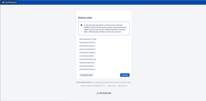 Should you ever lose your phone or access to your one time password secret, each of these recovery codes can be used one time each to regain access to your account.