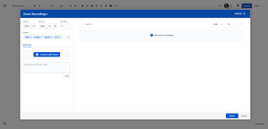 Macro editor on initial insert