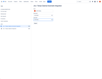 Application page with the form for time reports.