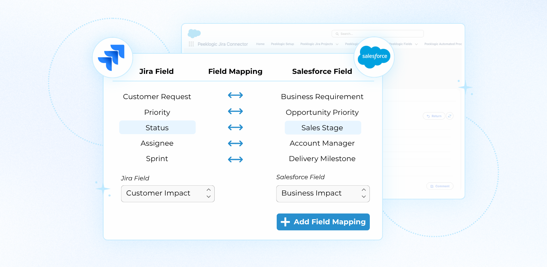 Customize field mapping to fit your workflows
