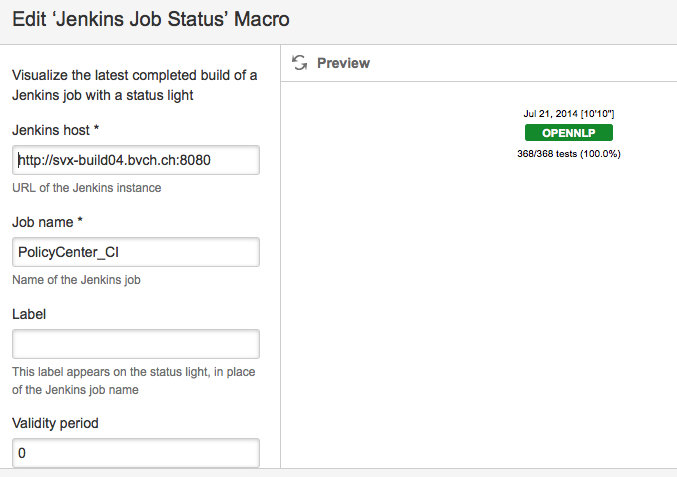Configure with macro editor
