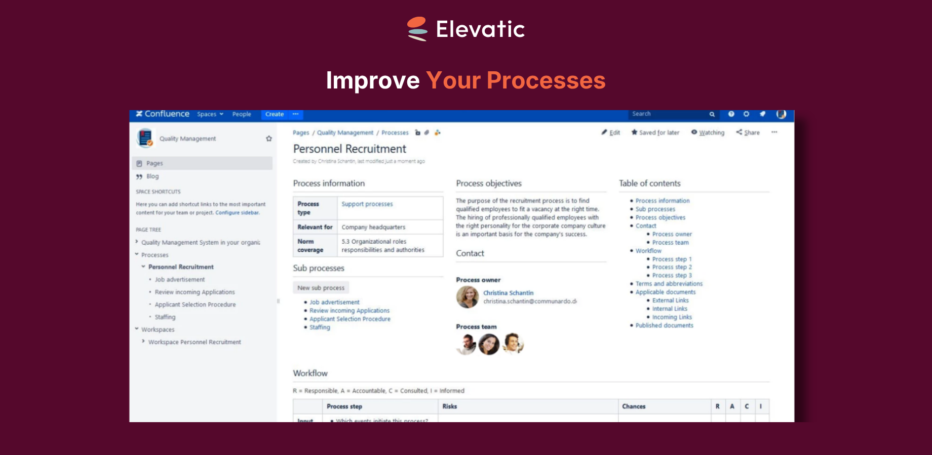 Macros summarize the comments and inline comments on processes lucidly. All comments for the process and sub-processes are taken into account. To make your work easier, processed comments can be marked as "resolved".