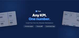 Formula-driven big number KPI cards with trends, thresholds and drill-down — free on the Atlassian Marketplace.