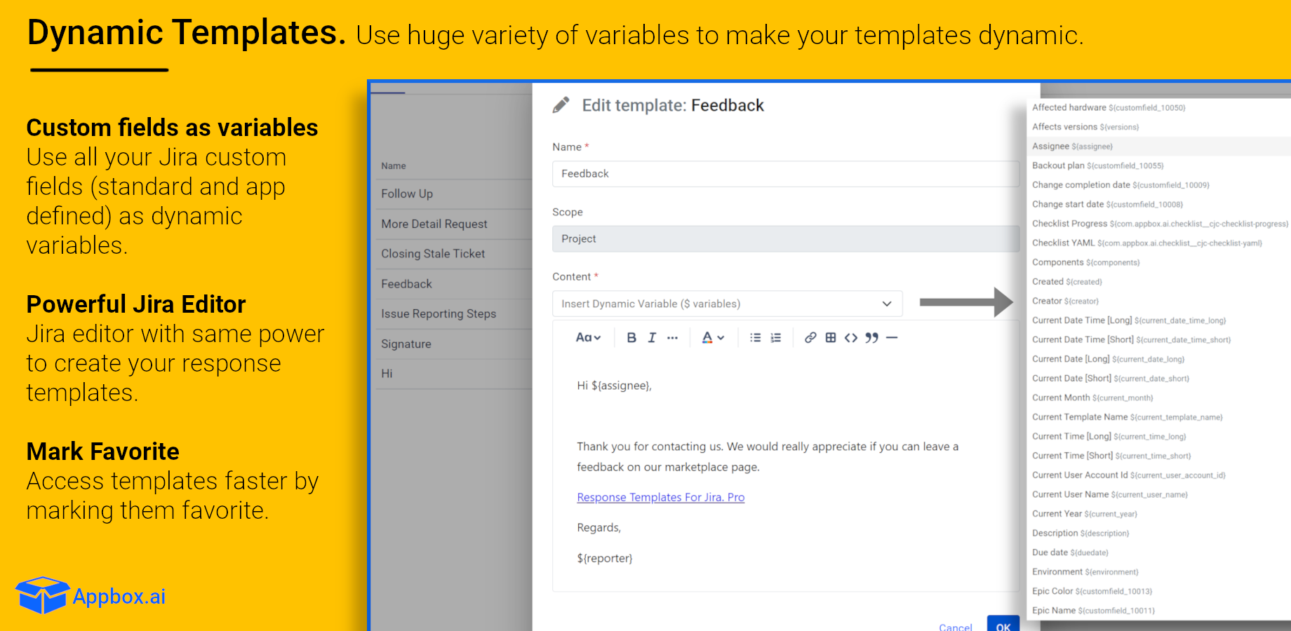 Dynamic Templates