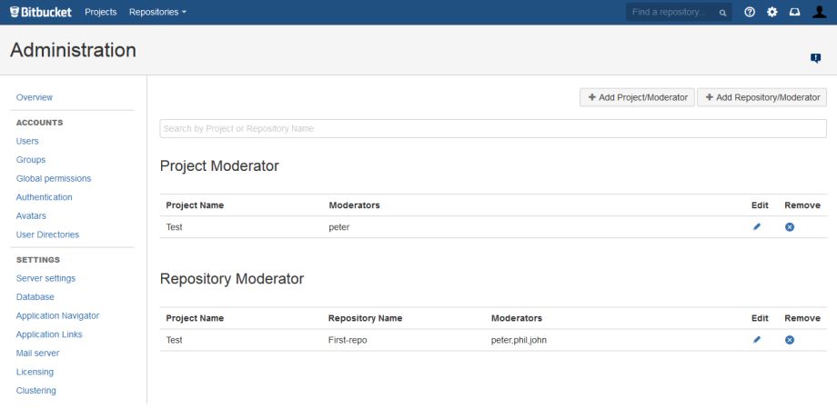 Use a user-friendly administration panel to setup your moderator rules