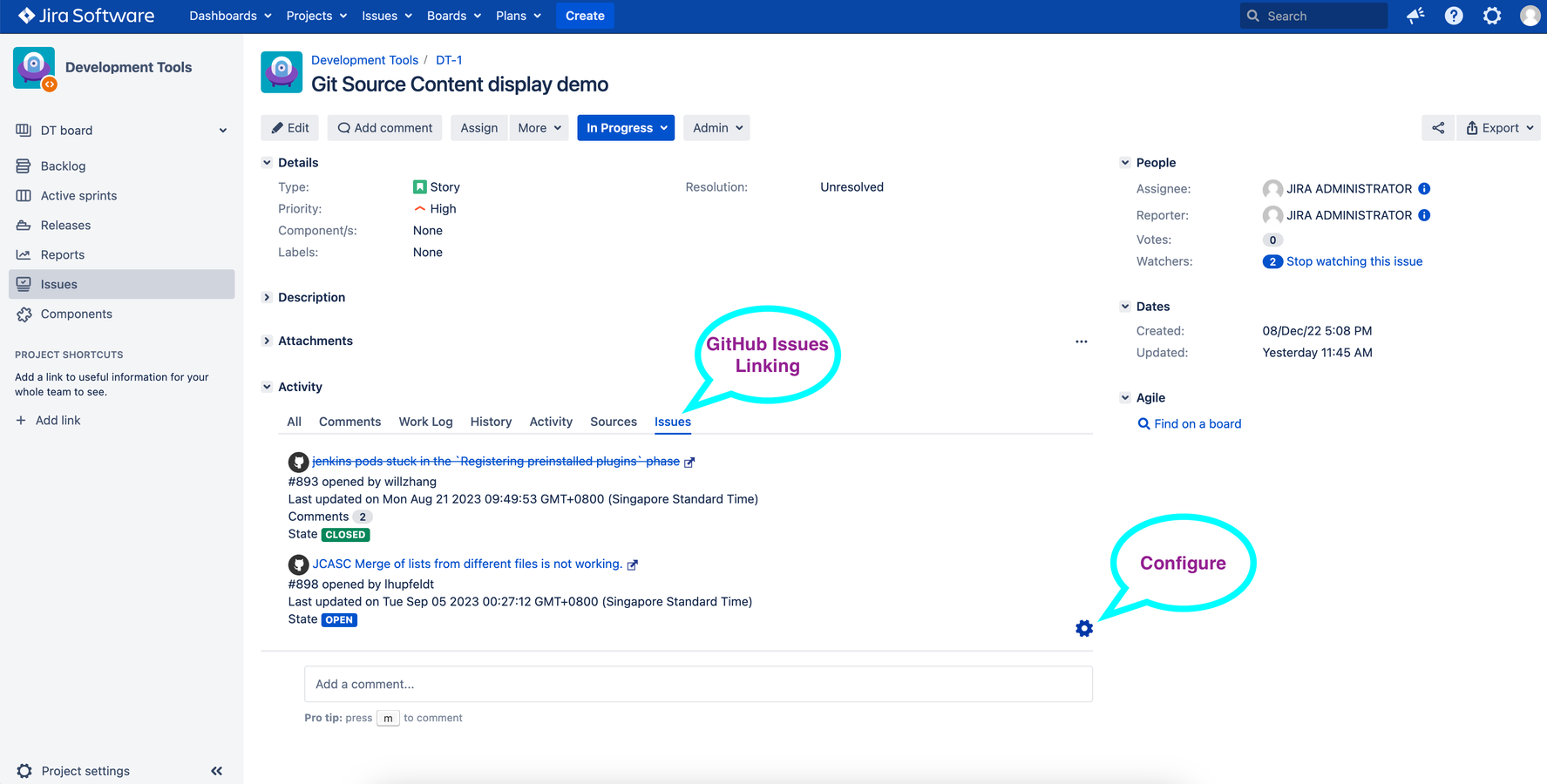 Pull requests and Issue linking