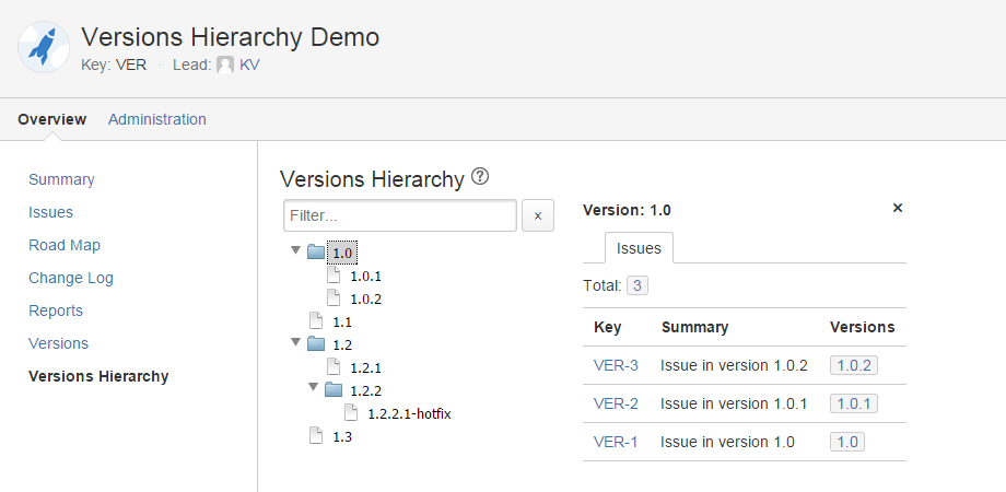 Browse and search issues