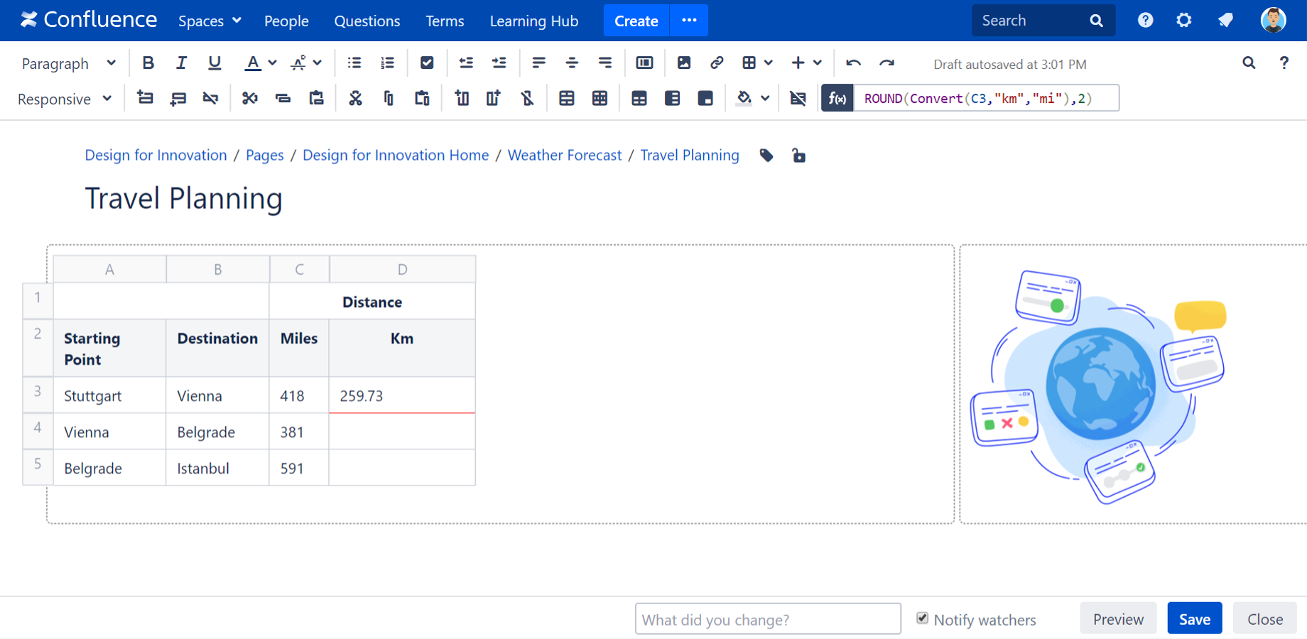 Seamless Spreadsheets experience