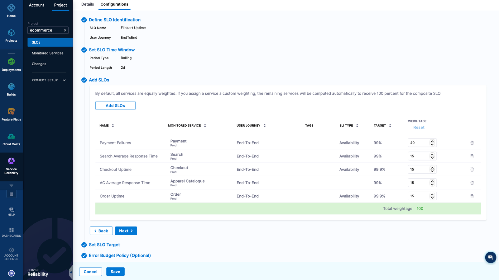 Composite SLOs to support your unique requirements