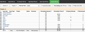 Custom field Roll-up