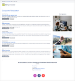 Create awesome custom looking Newsletter and individualize the way how you deliver your content.