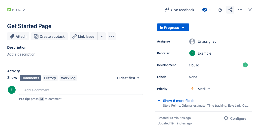View build status instantly