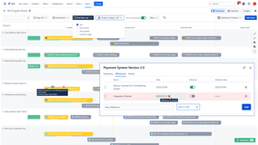 Flexible tool to define multiple intermediate milestones, re-order on demand, specify planned date, achieved/not-achieved, and the completed date (could be altered). Milestones are outlined on both Roadmaps & Calendars.