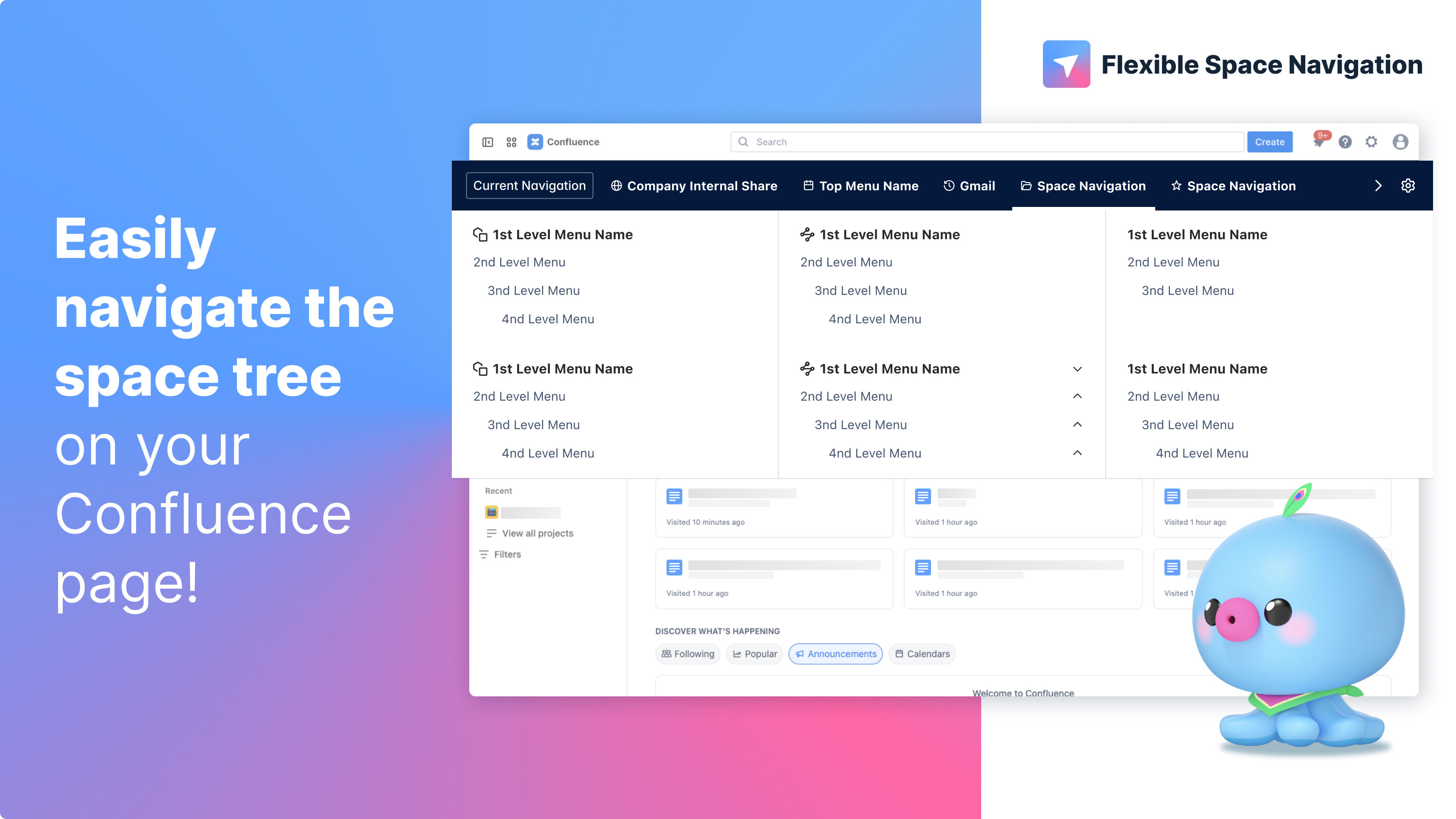 Flexible Space Navigation for Confluence (Custom Menu,Theme ...