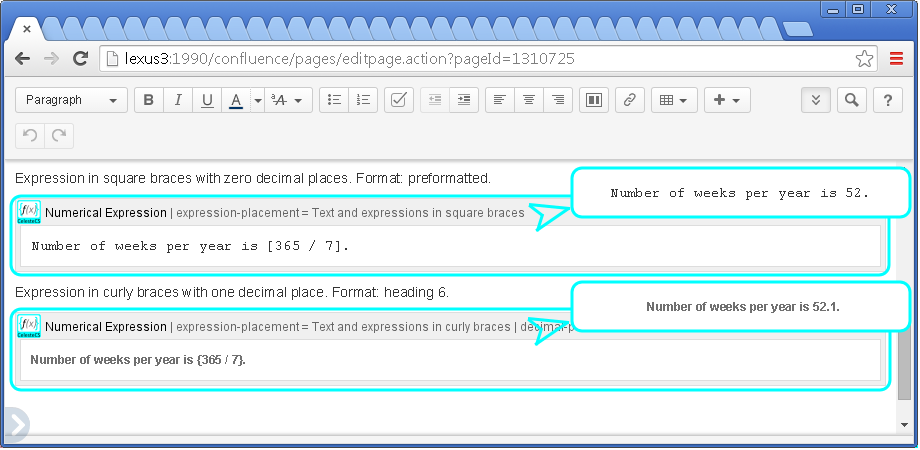 Result formatting is inherited from original formula