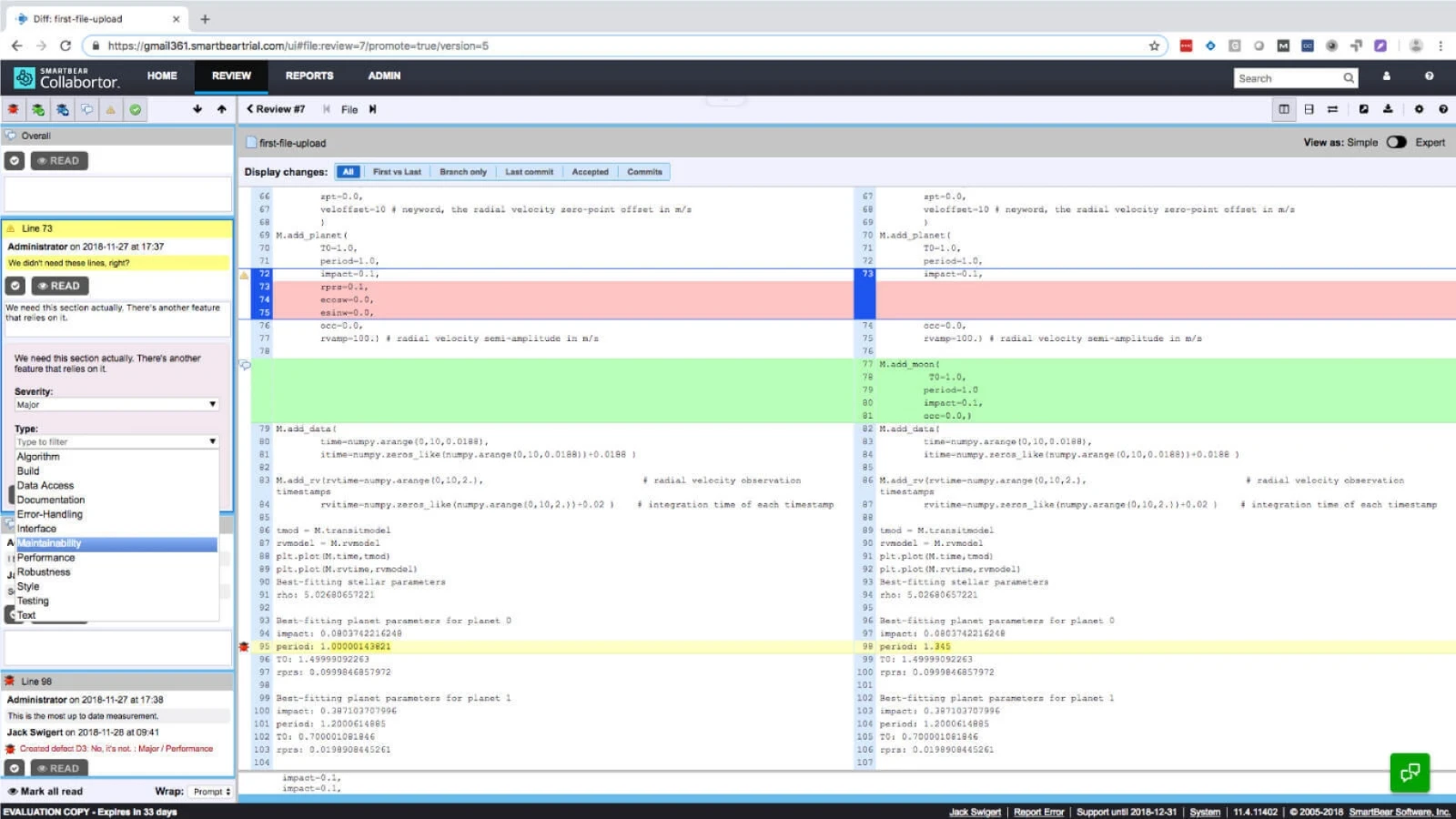 Tracking Defects in Collaborator and Jira