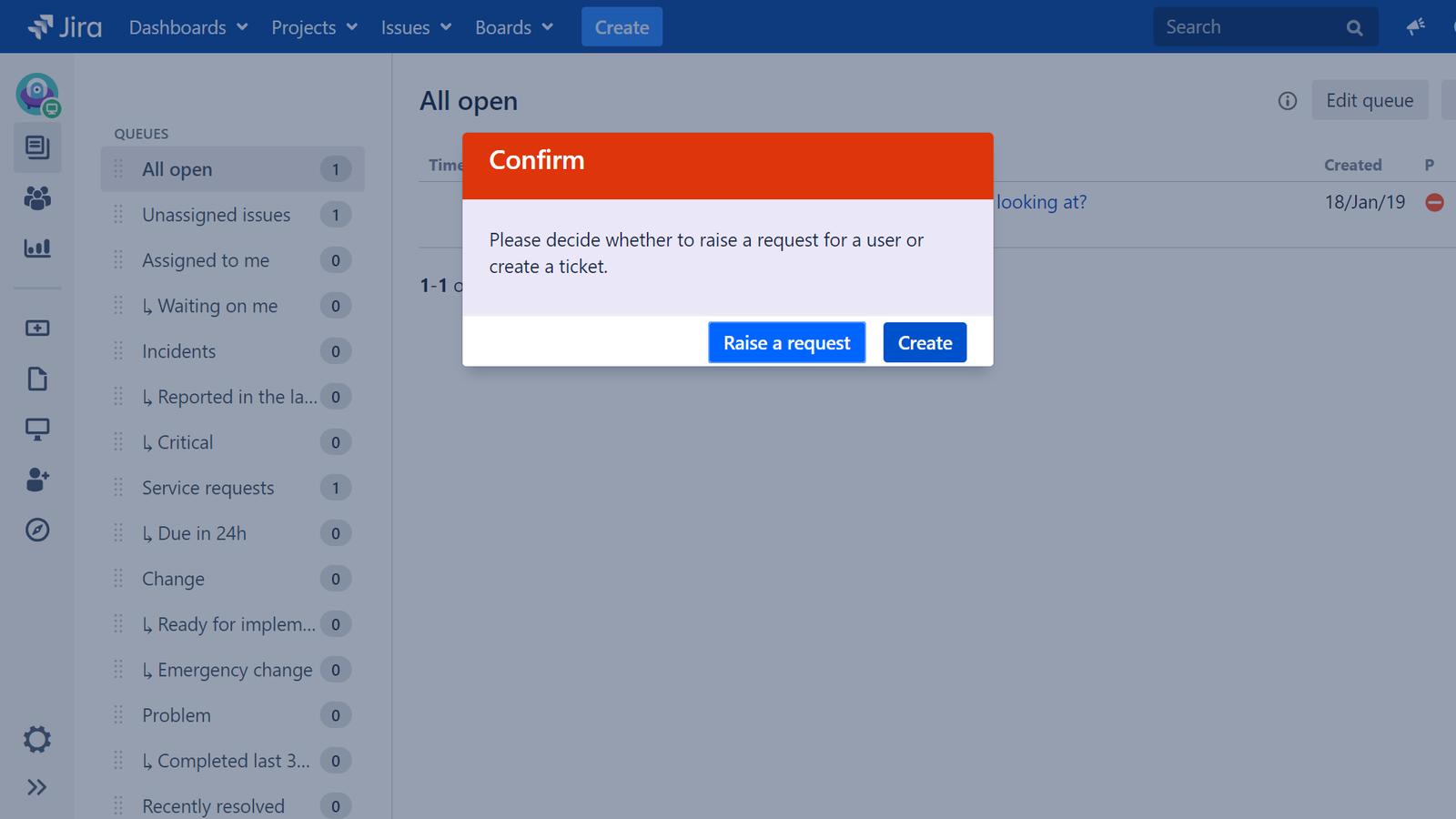 Agent Confirmation on Create