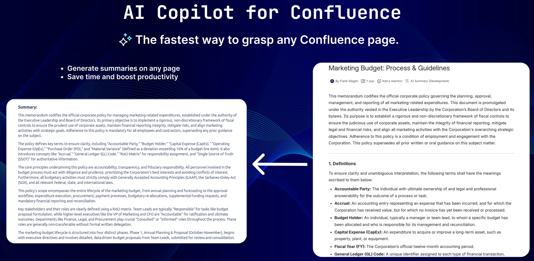 Summarize any page in seconds