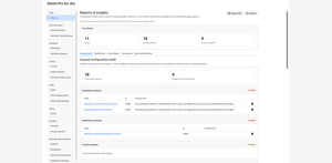 Reports & Insights: the Unused Configuration Audit lists schemes no space uses, across 9 scheme types. Default schemes are excluded. Export to CSV.
