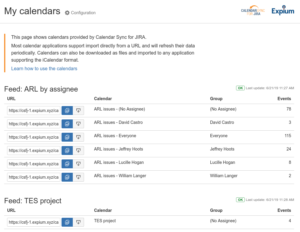 Manage Many Calendars