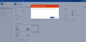 Add or remove toggles directly to your ticket