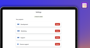 Simple settings: add your projects and you’re set. Minimal setup to get started in seconds. No scripts or complex configs—just a clean admin panel that respects your current workflows