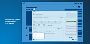 Choose who should have access to the meeting. Make it private for meeting attendees or public, so all Jira users can join the meeting.