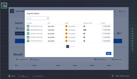 History of exports in User Activity Audit Log