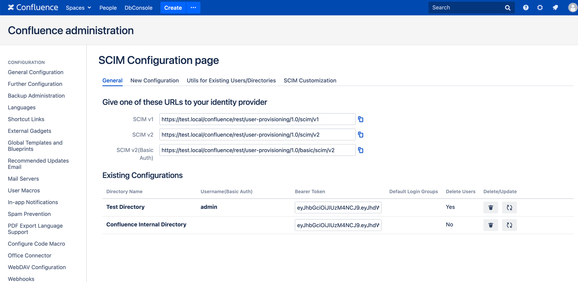 Default groups and application groups support