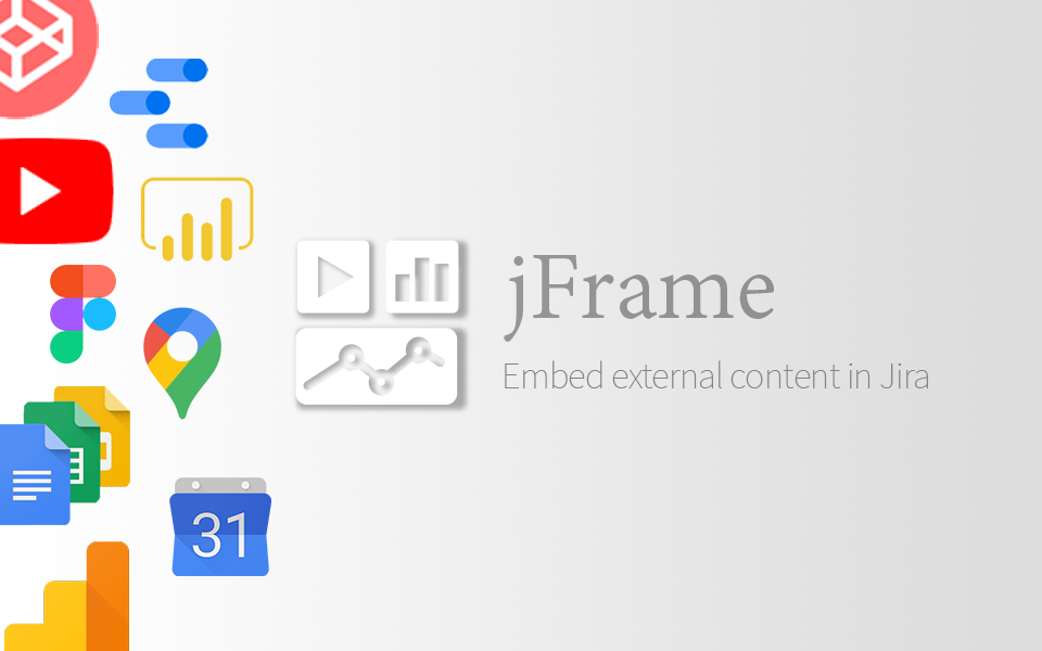 Popular vendors to embed: Google Drive (Google Docs, Google Sheets), Google slides and PowerPoint, Data studio (Google Analytics) and Power Bi, Google and Outlook calendars, Figma, YouTube and Vimeo, and many more!