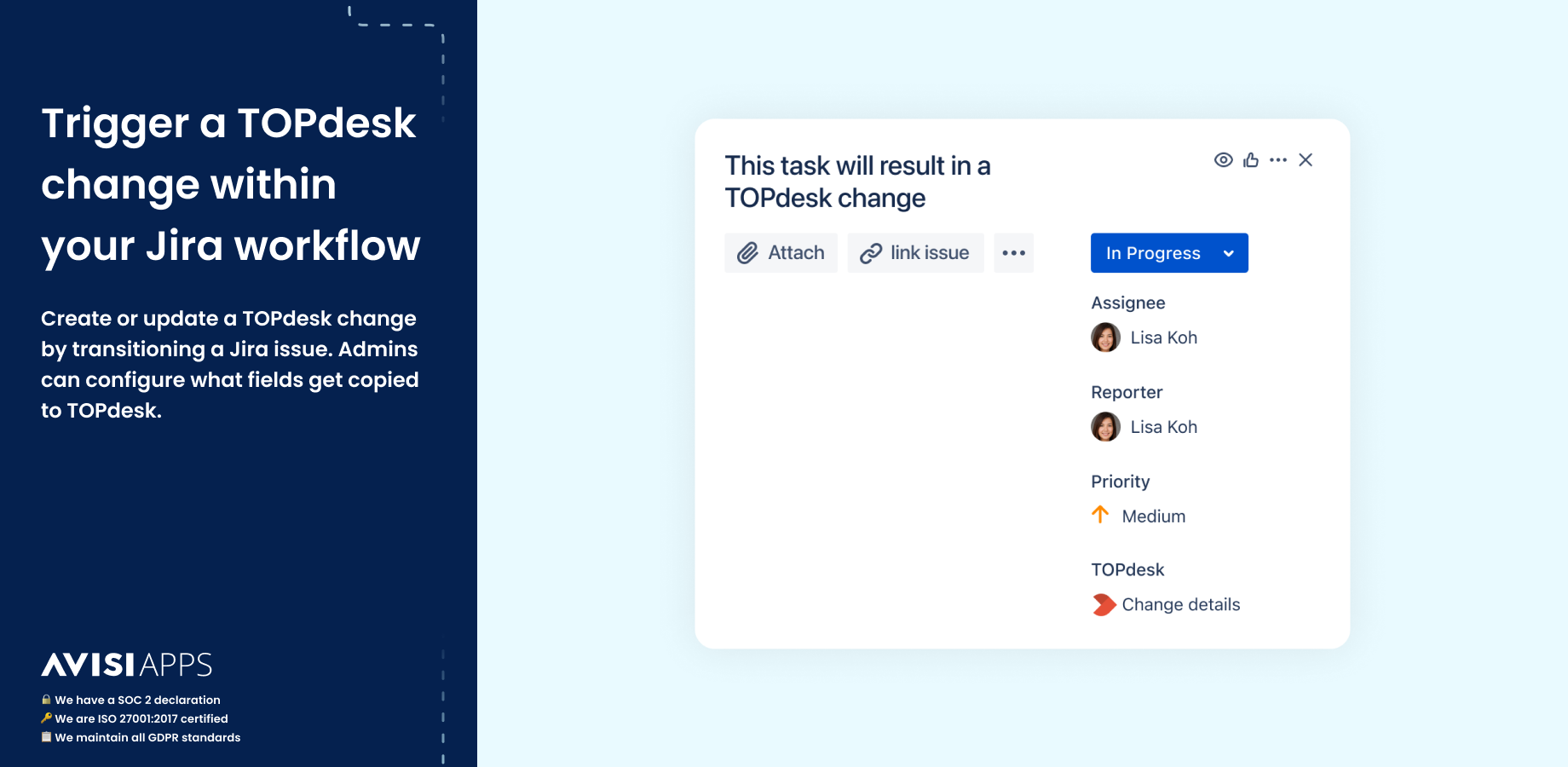 Trigger a TOPdesk change within your Jira workflow