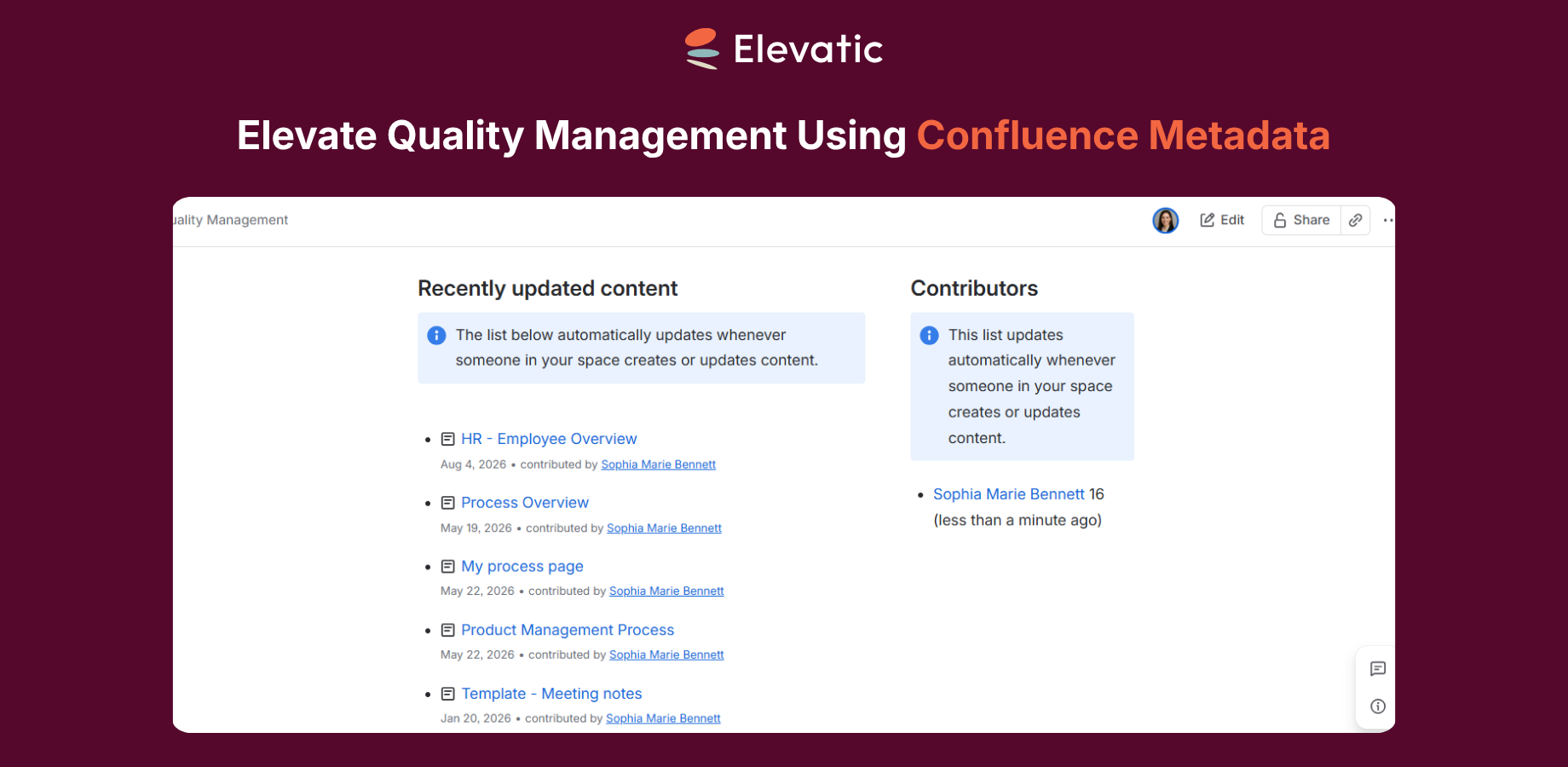 Set up interactive process documentation with metadata, then generate process reports to quickly locate processes and ensure compliance.