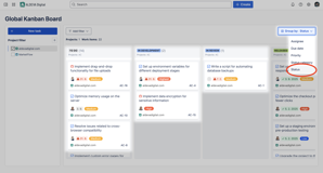 Group by a status