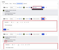 Search, Add and Reply to Comments