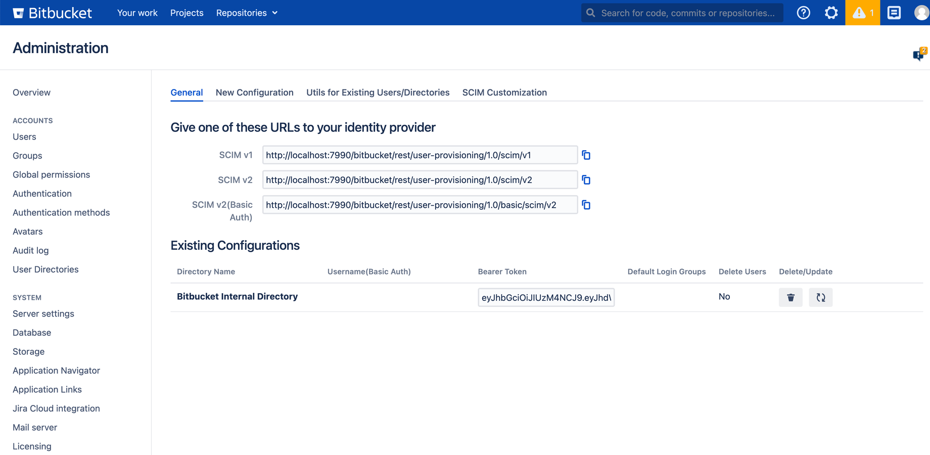 Default groups and application groups support